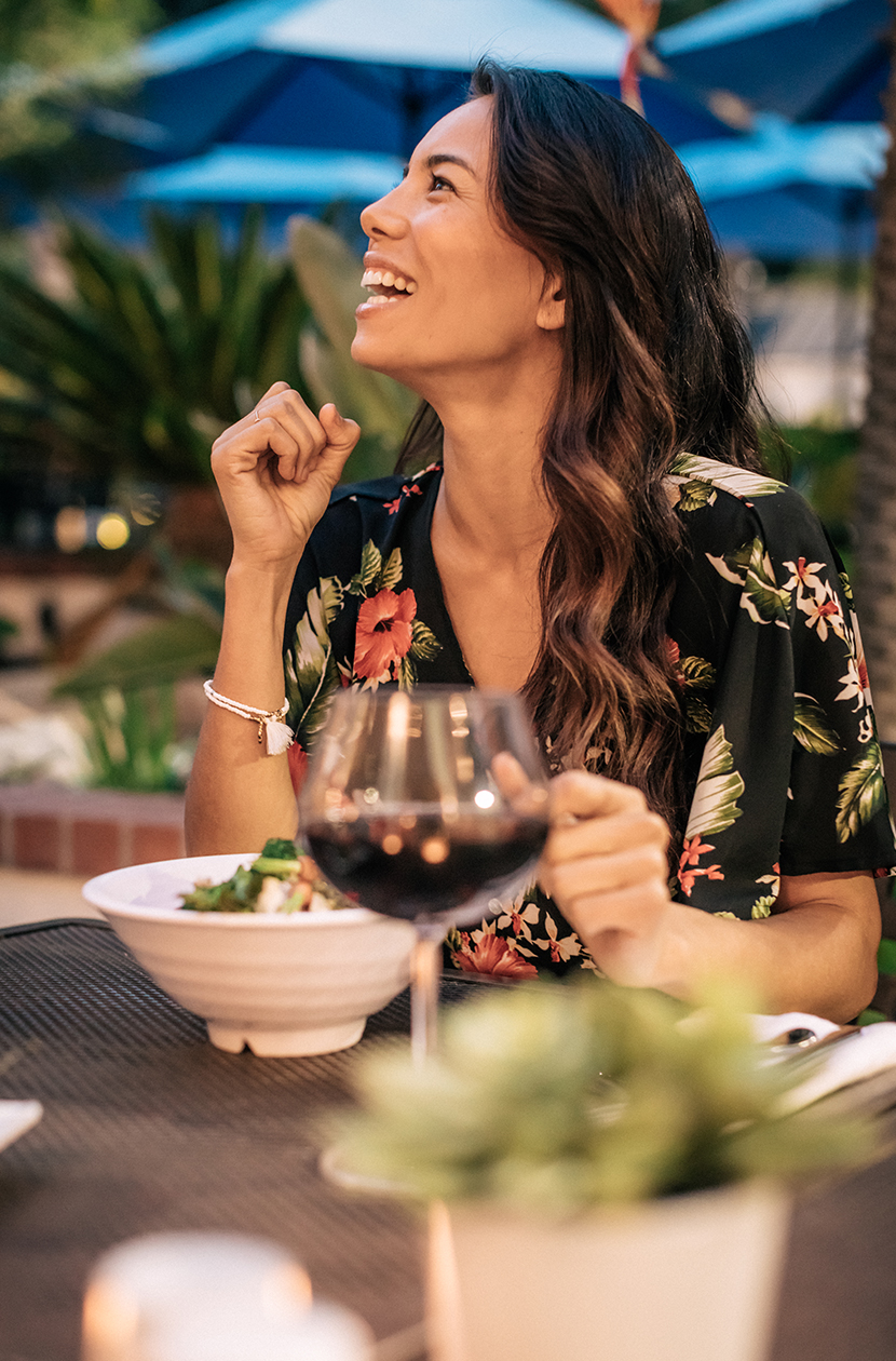 evening dinner at Glen Ivy